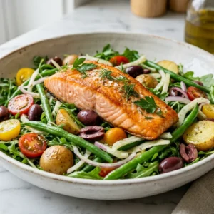 Salmon Kalamata Salad
