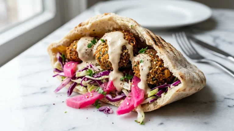 Traditional Falafel Pita Sandwiches