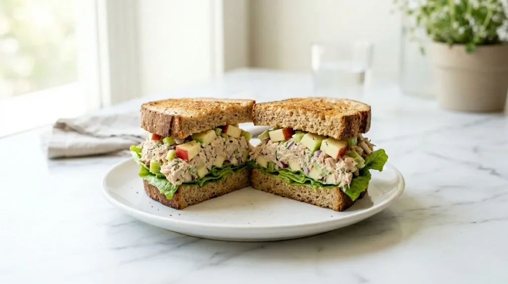 Tuna Apple Salad Sandwich