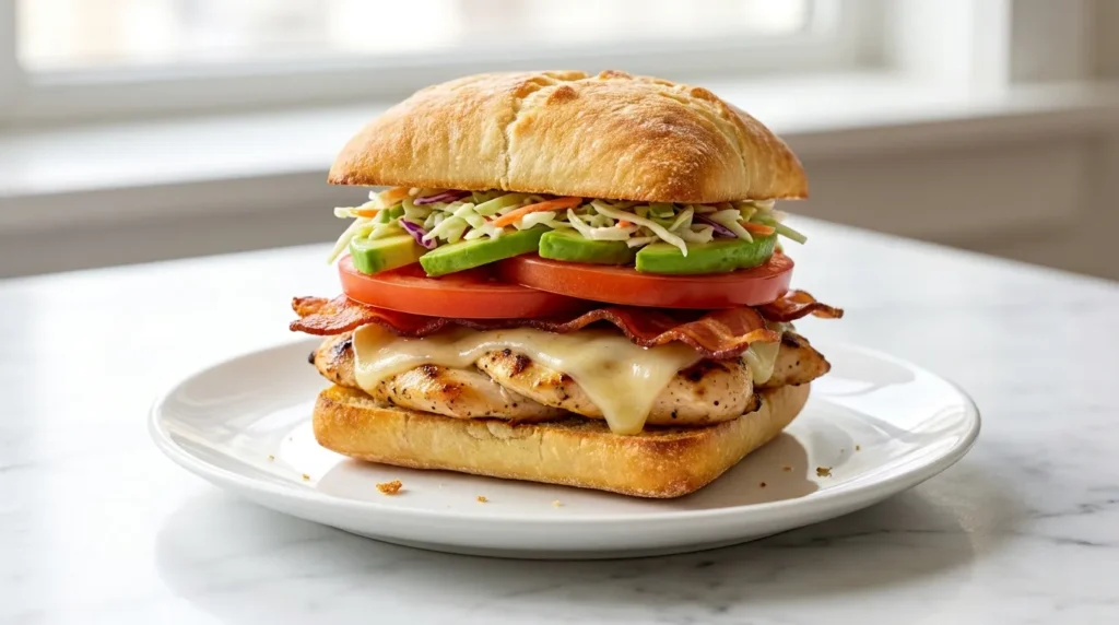 Zesty Grilled Chicken and Avocado Melts