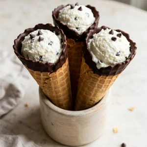 Cannoli Cones recipe