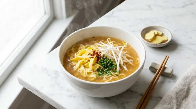 Chives and Ginger Ramen