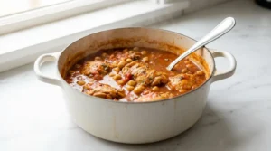 One-Pot Chicken and Chickpeas in Tomato Sauce